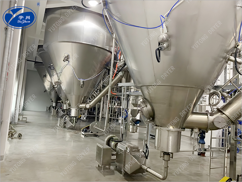 Lithium iron phosphate spray dryer